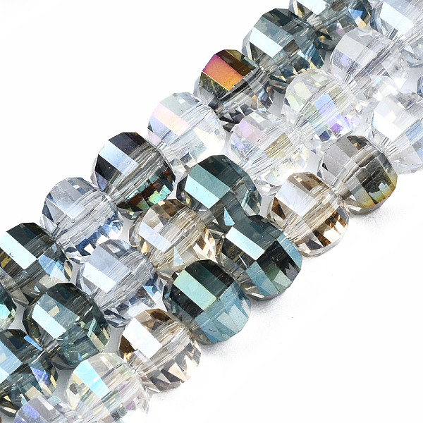 PandaHall Electroplate Transparent Glass Beads Strands, AB Color Plated, Faceted, Rondelle, Colorful, 6x7~8mm, Hole: 1mm, about...
PandaHall Electroplate Transparent Glass Beads Strands, AB Color Plated, Faceted, Rondelle, Colorful, 6x7~8mm, Hole: 1mm, about...