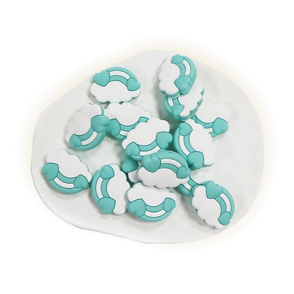 PandaHall Cloud Food Grade Eco-Friendly Silicone Beads, Chewing Beads For Teethers, DIY Nursing Necklaces Making, Turquoise, 22x29mm, Hole..., Green
PandaHall Cloud Food Grade Eco-Friendly Silicone Beads, Chewing Beads For Teethers, DIY Nursing Necklaces Making, Turquoise, 22x29mm, Hole..., Green