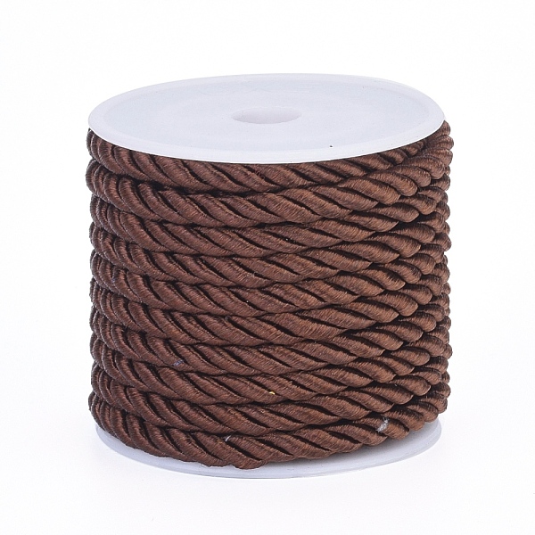 PandaHall Polyester Cord, Twisted Cord, Coconut Brown, 5mm, about 4.37 yards(4m)/roll Polyester Brown
PandaHall Polyester Cord, Twisted Cord, Coconut Brown, 5mm, about 4.37 yards(4m)/roll Polyester Brown