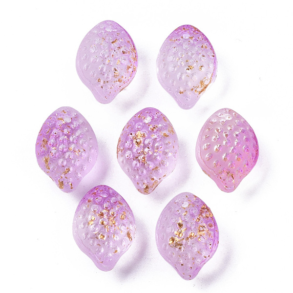 PandaHall Transparent Spray Painted Glass Charms, with Golden Foil, Textured, Lemon, Violet, 14x10x9mm, Hole: 1mm Glass Fruit Purple
PandaHall Transparent Spray Painted Glass Charms, with Golden Foil, Textured, Lemon, Violet, 14x10x9mm, Hole: 1mm Glass Fruit Purple