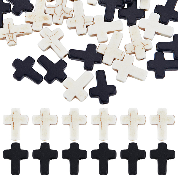 PandaHall SUNNYCLUE 1 Box 100Pcs Cross Beads Bulk Black White Stone Cross Bead 16x12mm Synthetic Turquoise Gemstone Mini Small Pocket..., Multicolor
PandaHall SUNNYCLUE 1 Box 100Pcs Cross Beads Bulk Black White Stone Cross Bead 16x12mm Synthetic Turquoise Gemstone Mini Small Pocket..., Multicolor
