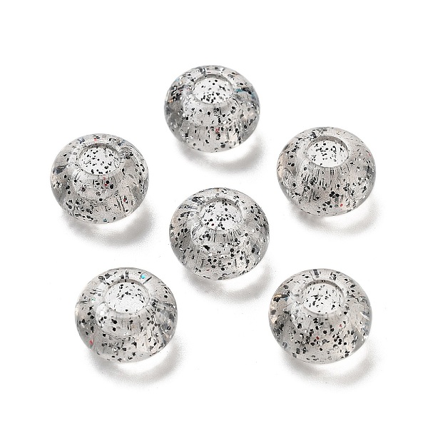 PandaHall Transparent Acrylic European Beads, Large Hole Beads, with Glitter Powders, Rondelle, Silver, 14x8.5mm, Hole: 5.5mm, about...
PandaHall Transparent Acrylic European Beads, Large Hole Beads, with Glitter Powders, Rondelle, Silver, 14x8.5mm, Hole: 5.5mm, about...