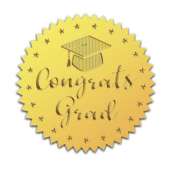 PandaHall CRASPIRE 2" Gold Foil Embossed Stickers 100Pcs Graduation Cap Congrats Grad Certificate Envelopes Medal Seals Self Adhesive...
PandaHall CRASPIRE 2" Gold Foil Embossed Stickers 100Pcs Graduation Cap Congrats Grad Certificate Envelopes Medal Seals Self Adhesive...