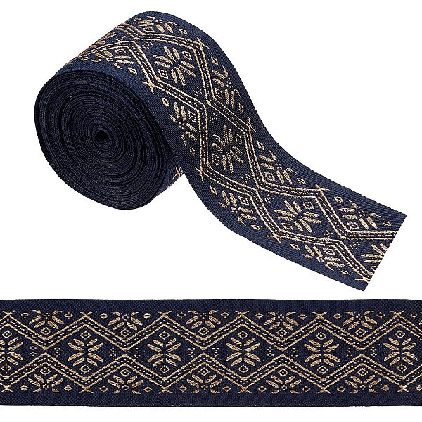 PandaHall Gorgecraft Ethnic style Embroidery Polyester Ribbons, Jacquard Ribbon, Garment Accessories, Camel, Floral Pattern, 1-7/8 inch..., Brown
PandaHall Gorgecraft Ethnic style Embroidery Polyester Ribbons, Jacquard Ribbon, Garment Accessories, Camel, Floral Pattern, 1-7/8 inch..., Brown