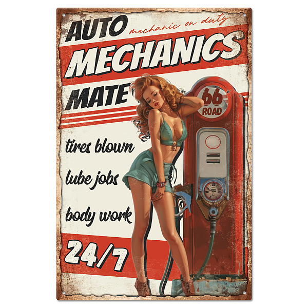 PandaHall Vintage Metal Tin Sign, Iron Wall Decor for Bars, Restaurants, Cafe Pubs, Rectangle, Human, 300x200x0.5mm Iron Human
PandaHall Vintage Metal Tin Sign, Iron Wall Decor for Bars, Restaurants, Cafe Pubs, Rectangle, Human, 300x200x0.5mm Iron Human