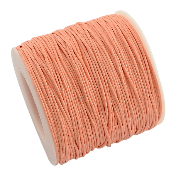 PandaHall Waxed Cotton Thread Cords, PeachPuff, 1mm, about 100yards/roll(300 feet/roll) Waxed Cotton Cord Round Brown
PandaHall Waxed Cotton Thread Cords, PeachPuff, 1mm, about 100yards/roll(300 feet/roll) Waxed Cotton Cord Round Brown