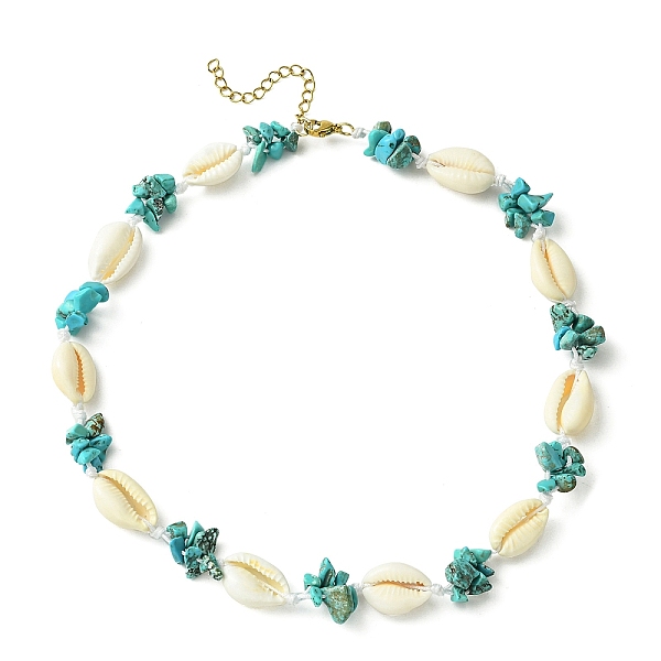 PandaHall Natural Shell & Synthetic Turquoise Chip Beaded Necklace for Girl Women, PapayaWhip, 18.31 inch(46.5cm) Synthetic Turquoise Orange
PandaHall Natural Shell & Synthetic Turquoise Chip Beaded Necklace for Girl Women, PapayaWhip, 18.31 inch(46.5cm) Synthetic Turquoise Orange