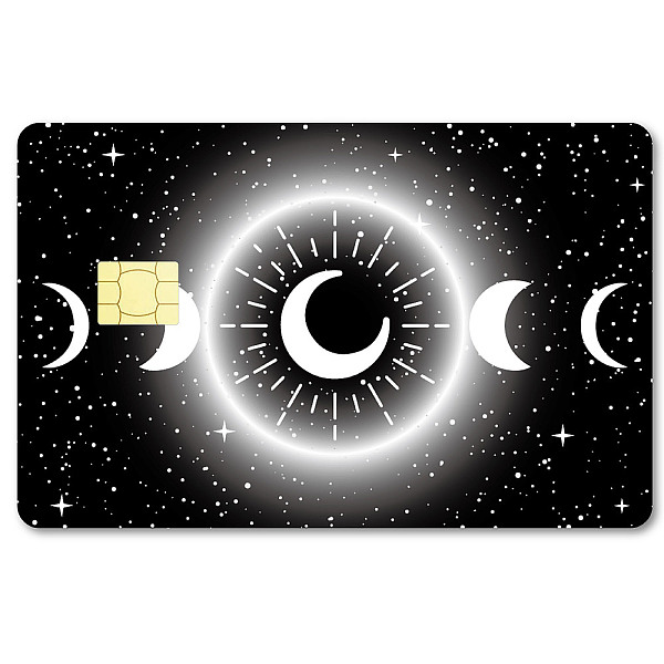 PandaHall Rectangle PVC Plastic Waterproof Card Stickers, Self-adhesion Card Skin for Bank Card Decor, Moon, 186.3x137.3mm Plastic Moon
PandaHall Rectangle PVC Plastic Waterproof Card Stickers, Self-adhesion Card Skin for Bank Card Decor, Moon, 186.3x137.3mm Plastic Moon
