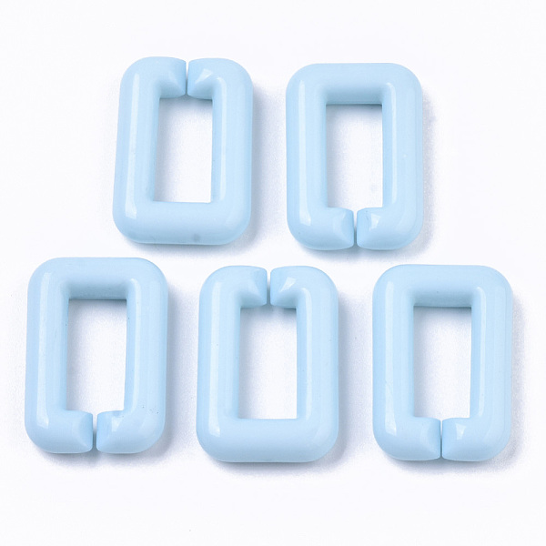 PandaHall Opaque Acrylic Linking Rings, Quick Link Connectors, For Jewelry Cross Chains Making, Rectangle, Light Sky Blue, 30x20x6mm, Inner...
PandaHall Opaque Acrylic Linking Rings, Quick Link Connectors, For Jewelry Cross Chains Making, Rectangle, Light Sky Blue, 30x20x6mm, Inner...