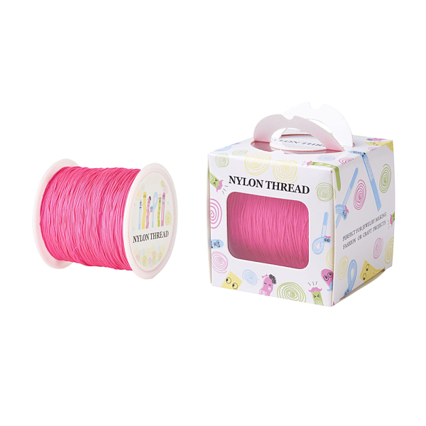 PandaHall Nylon Thread, Deep Pink, 0.5mm, about 147.64yards/roll(135m/roll) Nylon Pink
PandaHall Nylon Thread, Deep Pink, 0.5mm, about 147.64yards/roll(135m/roll) Nylon Pink