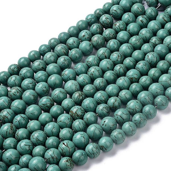PandaHall Natural Howlite Beads Strands, Dyed & Heated, Round, 15mm, Hole: 1.5mm, about 27pcs/strand, 15.75 inch(40cm) Howlite Round
PandaHall Natural Howlite Beads Strands, Dyed & Heated, Round, 15mm, Hole: 1.5mm, about 27pcs/strand, 15.75 inch(40cm) Howlite Round