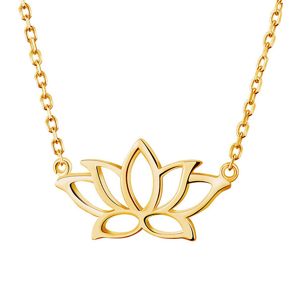 PandaHall SHEGRACE Vogue Design 925 Sterling Silver Pendant Necklace, Real 18K Gold Plated, with Lotus Flower Pendant(Chain Extenders Random...
PandaHall SHEGRACE Vogue Design 925 Sterling Silver Pendant Necklace, Real 18K Gold Plated, with Lotus Flower Pendant(Chain Extenders Random...