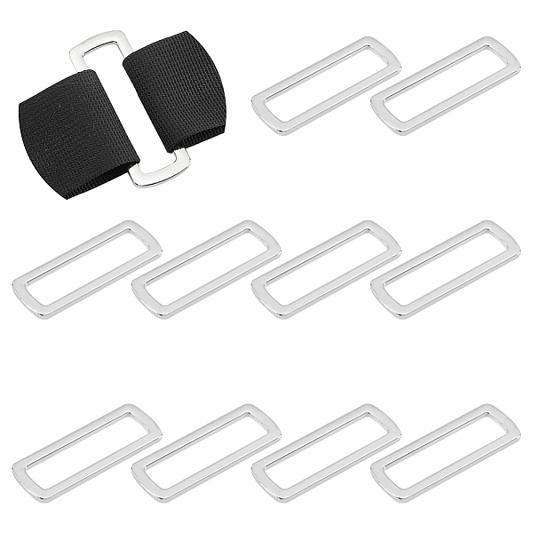 PandaHall Alloy Linking Rings, Rectangle, Platinum, 2.2x5.9x0.3cm, Inner Diameter: 1.3x4.95cm Alloy Rectangle
PandaHall Alloy Linking Rings, Rectangle, Platinum, 2.2x5.9x0.3cm, Inner Diameter: 1.3x4.95cm Alloy Rectangle