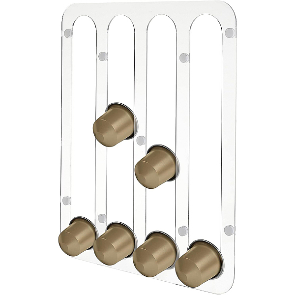 PandaHall BENECREAT Coffee Capsule Holder K Cup Coffee Pod Holder, Self-Adhesive Acrylic Coffee Pod Organizer Mounted on Walls or Under..., Clear
PandaHall BENECREAT Coffee Capsule Holder K Cup Coffee Pod Holder, Self-Adhesive Acrylic Coffee Pod Organizer Mounted on Walls or Under..., Clear