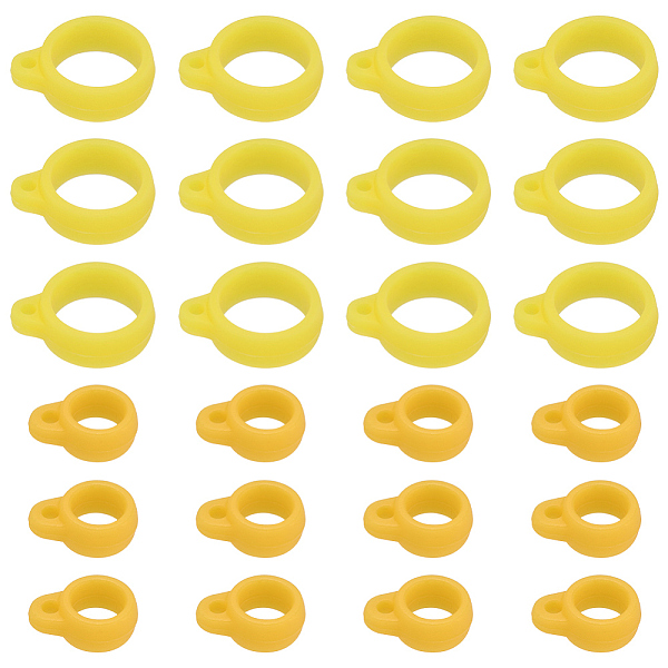 PandaHall Gorgecraft 60Pcs 2 Style Silicone Pendant, for Electronic stylus & Lighter Making, Ring, Yellow, 16x12~13x6mm, Hole: 2.5mm, 8mm...
PandaHall Gorgecraft 60Pcs 2 Style Silicone Pendant, for Electronic stylus & Lighter Making, Ring, Yellow, 16x12~13x6mm, Hole: 2.5mm, 8mm...