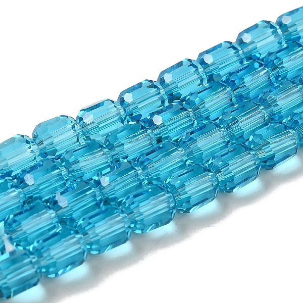 PandaHall Glass Beads Strands, Faceted Barrel, Deep Sky Blue, 7x6mm, Hole: 1mm, about 78~79pcs/strand, 21.26~21.46 inch(54~54.5cm) Glass...
PandaHall Glass Beads Strands, Faceted Barrel, Deep Sky Blue, 7x6mm, Hole: 1mm, about 78~79pcs/strand, 21.26~21.46 inch(54~54.5cm) Glass...