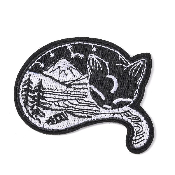 PandaHall Computerized Embroidery Cloth Iron on/Sew on Patches, Costume Accessories, Cat, Black, 6.5x8cm Cloth Cat Shape Black
PandaHall Computerized Embroidery Cloth Iron on/Sew on Patches, Costume Accessories, Cat, Black, 6.5x8cm Cloth Cat Shape Black