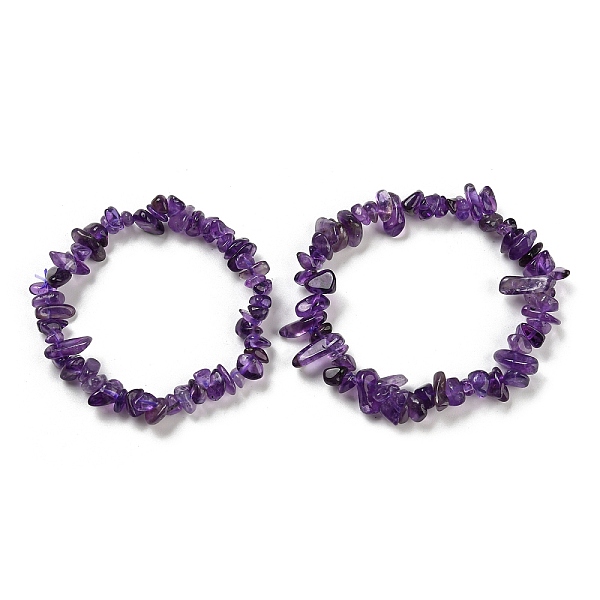 PandaHall Natural Amethyst Chip Beaded Stretch Bracelet, Inner Diameter: 2~2-1/8 inch(5~5.5cm) Amethyst Chip
PandaHall Natural Amethyst Chip Beaded Stretch Bracelet, Inner Diameter: 2~2-1/8 inch(5~5.5cm) Amethyst Chip