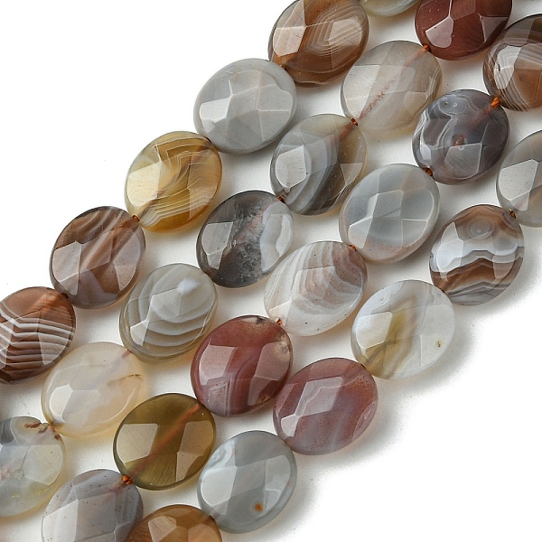 PandaHall Natural Botswana Agate Beads Strands, Faceted, Flat Oval, 11x8.5x5mm, Hole: 0.9mm, about 39pcs/strand, 15.98''(40.6cm) Botswana...
PandaHall Natural Botswana Agate Beads Strands, Faceted, Flat Oval, 11x8.5x5mm, Hole: 0.9mm, about 39pcs/strand, 15.98''(40.6cm) Botswana...