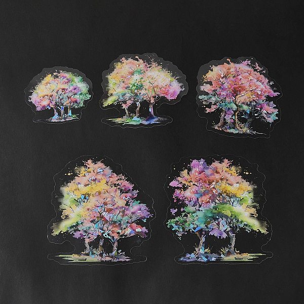 PandaHall PET Tree Self Adhesive Decorative Stickers, Waterproof Glitter Decals for DIY Scrapbooking, Card Making, Colorful...
PandaHall PET Tree Self Adhesive Decorative Stickers, Waterproof Glitter Decals for DIY Scrapbooking, Card Making, Colorful...