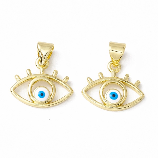 PandaHall Rack Plating Brass Charms, with Enamel, Long-Lasting Plated, Cadmium Free & Lead Free, Eye with Evil Eye, Real 18K Gold Plated..., White
PandaHall Rack Plating Brass Charms, with Enamel, Long-Lasting Plated, Cadmium Free & Lead Free, Eye with Evil Eye, Real 18K Gold Plated..., White