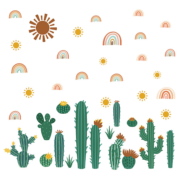 PandaHall PVC Wall Stickers, Wall Decoration, Cactus Pattern, 290x900mm, 2 style, 1 sheet/style, 2 sheets/set Plastic Cactus
PandaHall PVC Wall Stickers, Wall Decoration, Cactus Pattern, 290x900mm, 2 style, 1 sheet/style, 2 sheets/set Plastic Cactus