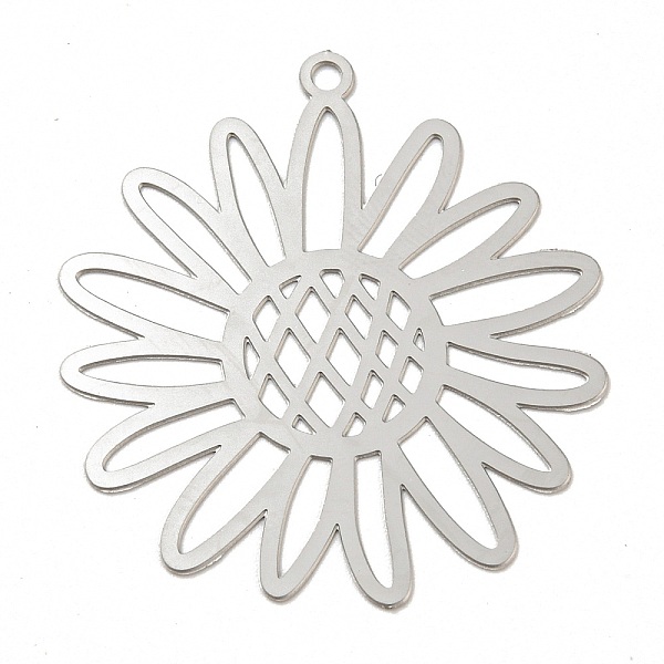 PandaHall 201 Stainless Steel Pendants, Etched Metal Embellishments, Flower Charm, Stainless Steel Color, 33x30.5x0.2mm, Hole: 1.6mm 201...
PandaHall 201 Stainless Steel Pendants, Etched Metal Embellishments, Flower Charm, Stainless Steel Color, 33x30.5x0.2mm, Hole: 1.6mm 201...