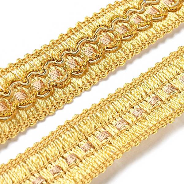PandaHall Polyester Ribbon, Wave Pattern, Gold, 3/4 inch(20mm), about 13.12 Yards(12m)/Card Polyester Gold
PandaHall Polyester Ribbon, Wave Pattern, Gold, 3/4 inch(20mm), about 13.12 Yards(12m)/Card Polyester Gold