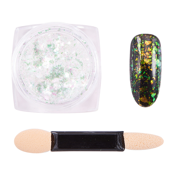 PandaHall Nail Art Glitter Powder, Starry Sky/Mirror Effect, Mixed Polish Chunky Sequins Powder Manicure Tools, with Brush, Colorful...
PandaHall Nail Art Glitter Powder, Starry Sky/Mirror Effect, Mixed Polish Chunky Sequins Powder Manicure Tools, with Brush, Colorful...