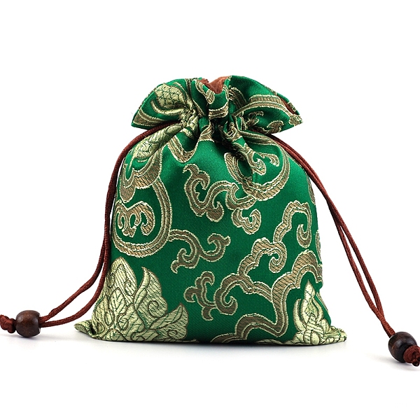 PandaHall Chinese Style Silk Embroidery Flower Storage Bags, Drawstring Pouches Packaging Bag, Rectangle, Green, 13x10cm Silk Rectangle...
PandaHall Chinese Style Silk Embroidery Flower Storage Bags, Drawstring Pouches Packaging Bag, Rectangle, Green, 13x10cm Silk Rectangle...