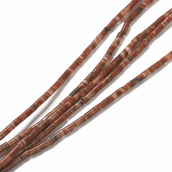 PandaHall Natural Sesame Jasper/Kiwi Jasper Beads Strands, Column, 4.3~5.6x2.3~2.5mm, Hole: 0.9mm, about 82~86pcs/strand, 14.96~17.71 inch...
PandaHall Natural Sesame Jasper/Kiwi Jasper Beads Strands, Column, 4.3~5.6x2.3~2.5mm, Hole: 0.9mm, about 82~86pcs/strand, 14.96~17.71 inch...