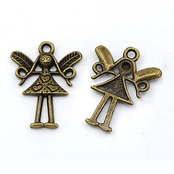 PandaHall Tibetan Style Alloy Pendants, Fairy, Cadmium Free & Nickel Free & Lead Free, Antique Bronze, 58x34x5mm, Hole: 4mm Alloy Angel &...
PandaHall Tibetan Style Alloy Pendants, Fairy, Cadmium Free & Nickel Free & Lead Free, Antique Bronze, 58x34x5mm, Hole: 4mm Alloy Angel &...