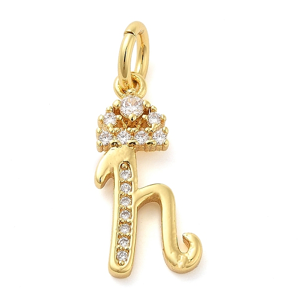 PandaHall Brass Micro Pave Cubic Zirconia Pendants, with Jump Ring, Letter H, 18x9x2mm, Ring: 6x1mm, Inner Diameter: 4mm Brass+Cubic..., Clear
PandaHall Brass Micro Pave Cubic Zirconia Pendants, with Jump Ring, Letter H, 18x9x2mm, Ring: 6x1mm, Inner Diameter: 4mm Brass+Cubic..., Clear