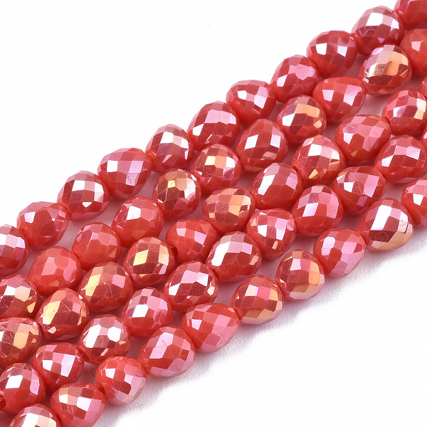 PandaHall Opaque Glass Beads Strands, AB Color Plated, Faceted, Teardrop, Indian Red, 4.5x4.5mm, Hole: 1mm, about 99~101pcs/strand, 17.64...
PandaHall Opaque Glass Beads Strands, AB Color Plated, Faceted, Teardrop, Indian Red, 4.5x4.5mm, Hole: 1mm, about 99~101pcs/strand, 17.64...