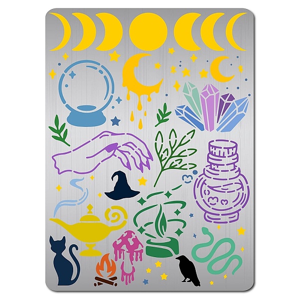 PandaHall Magic Theme Stainless Steel Metal Cutting Dies Stencils, for DIY Scrapbooking/Photo Album, Decorative Embossing, Matte Stainless...
PandaHall Magic Theme Stainless Steel Metal Cutting Dies Stencils, for DIY Scrapbooking/Photo Album, Decorative Embossing, Matte Stainless...