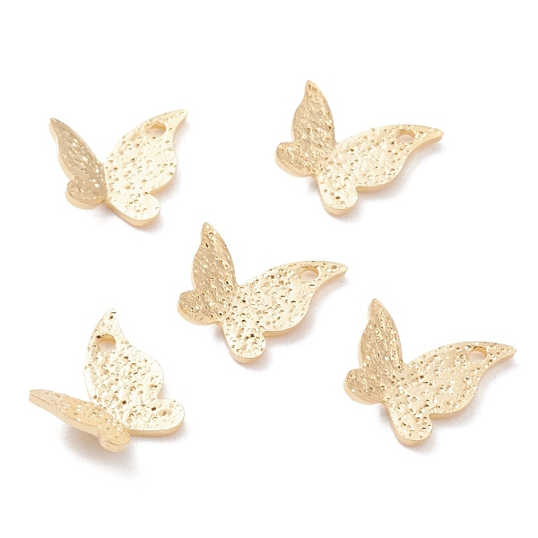 PandaHall Brass Charms, Butterfly, Real 24K Gold Plated, 9.5x10x2mm, Hole: 1.2mm Brass Butterfly
PandaHall Brass Charms, Butterfly, Real 24K Gold Plated, 9.5x10x2mm, Hole: 1.2mm Brass Butterfly