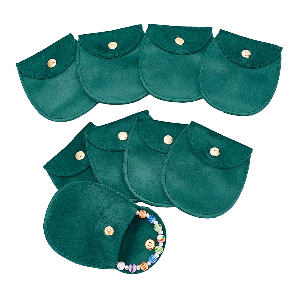PandaHall Velvet Jewelry Flap Pouches, Envelope Bag with Snap Button for Earrings, Bracelets, Necklaces Packaging, Half Round, Teal..., Cyan
PandaHall Velvet Jewelry Flap Pouches, Envelope Bag with Snap Button for Earrings, Bracelets, Necklaces Packaging, Half Round, Teal..., Cyan