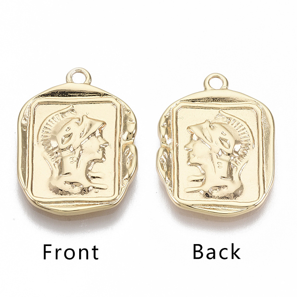 PandaHall Brass Pendants, Nickel Free, Rectangle with Avatar, Real 18K Gold Plated, 20.5x15.5x1.5mm, Hole: 1.6mm Brass Rectangle
PandaHall Brass Pendants, Nickel Free, Rectangle with Avatar, Real 18K Gold Plated, 20.5x15.5x1.5mm, Hole: 1.6mm Brass Rectangle