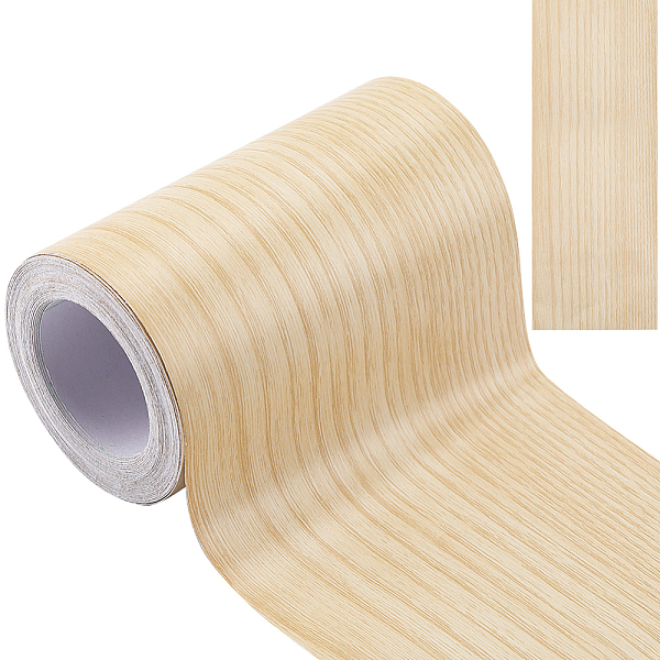 PandaHall Wood Grain Pattern PVC Self-Adhesive Tapes, Veneer Edge Banding, Cornsilk, 102x0.1mm, 10m/roll PVC Flat Gold
PandaHall Wood Grain Pattern PVC Self-Adhesive Tapes, Veneer Edge Banding, Cornsilk, 102x0.1mm, 10m/roll PVC Flat Gold