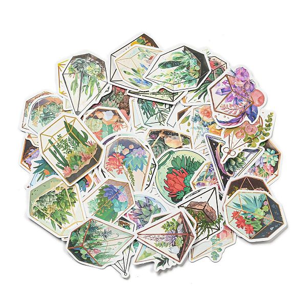 PandaHall 50Pcs/set Paper Stickers, for DIY Photo Album Diary Scrapbook Decoration, 47~76x44~56x0.2mm Paper Other Plants
PandaHall 50Pcs/set Paper Stickers, for DIY Photo Album Diary Scrapbook Decoration, 47~76x44~56x0.2mm Paper Other Plants