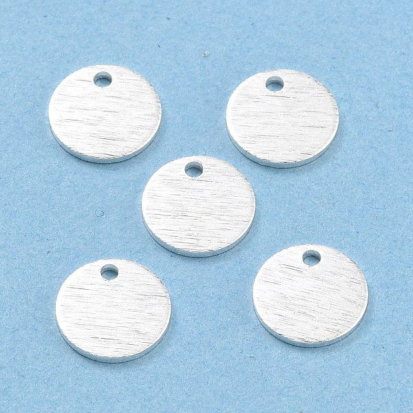 PandaHall Brass Charms, Flat Round, 925 Sterling Silver Plated, 8x1mm, Hole: 1.2mm Brass Flat Round
PandaHall Brass Charms, Flat Round, 925 Sterling Silver Plated, 8x1mm, Hole: 1.2mm Brass Flat Round
