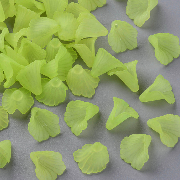 PandaHall Transparent Acrylic Bead Caps, Trumpet Flower Beads, Frosted, Flower, Green Yellow, 18x18x17mm, Hole: 1.5mm, about 700pcs/500g...
PandaHall Transparent Acrylic Bead Caps, Trumpet Flower Beads, Frosted, Flower, Green Yellow, 18x18x17mm, Hole: 1.5mm, about 700pcs/500g...