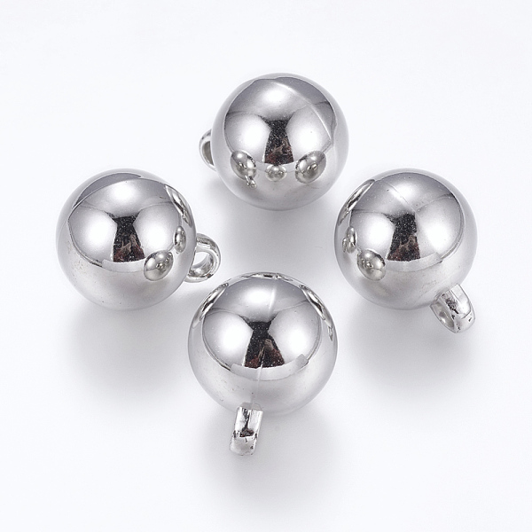 PandaHall CCB Plastic Pendants, Round, Platinum, 22~22.5x18x18mm, Hole: 3mm Plastic Round
PandaHall CCB Plastic Pendants, Round, Platinum, 22~22.5x18x18mm, Hole: 3mm Plastic Round