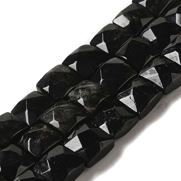 PandaHall Natural Obsidian Beads Strands, Faceted, Square, 9~10.5x10~10.5x6mm, Hole: 1mm, about 18~20pcs/strand, 7.09~7.68 inch (18~19.5cm)...
PandaHall Natural Obsidian Beads Strands, Faceted, Square, 9~10.5x10~10.5x6mm, Hole: 1mm, about 18~20pcs/strand, 7.09~7.68 inch (18~19.5cm)...
