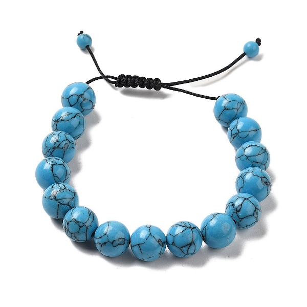 PandaHall 12.5mm Round Synthetic Turquoise Braided Bead Bracelets for Women Men, Inner Diameter: 2~3-1/8 inch(4.95~8.05cm) Synthetic...
PandaHall 12.5mm Round Synthetic Turquoise Braided Bead Bracelets for Women Men, Inner Diameter: 2~3-1/8 inch(4.95~8.05cm) Synthetic...