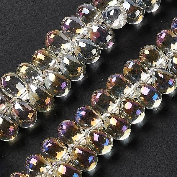 PandaHall Electroplate Glass Beads Strands, Top Drilled Beads, Full Rainbow Plated, Teardrop, Champagne Yellow, 13.5x9.5mm, Hole: 0.9mm...
PandaHall Electroplate Glass Beads Strands, Top Drilled Beads, Full Rainbow Plated, Teardrop, Champagne Yellow, 13.5x9.5mm, Hole: 0.9mm...