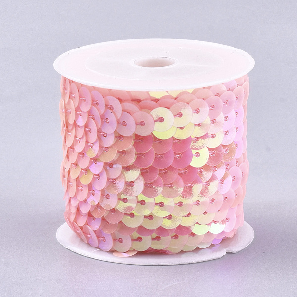 PandaHall Eco-Friendly Plastic Paillette Beads, Sequins Beads, Ornament Accessories, AB Color, Flat Round, Pink, 6mm, about 5m/roll Plastic...
PandaHall Eco-Friendly Plastic Paillette Beads, Sequins Beads, Ornament Accessories, AB Color, Flat Round, Pink, 6mm, about 5m/roll Plastic...
