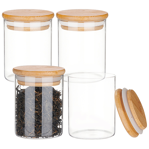 PandaHall Glass Storage Jar with Suction Bamboo Lid, Clear, 68x89mm, Capacity: 200ml(6.76fl. oz) Glass Clear
PandaHall Glass Storage Jar with Suction Bamboo Lid, Clear, 68x89mm, Capacity: 200ml(6.76fl. oz) Glass Clear
