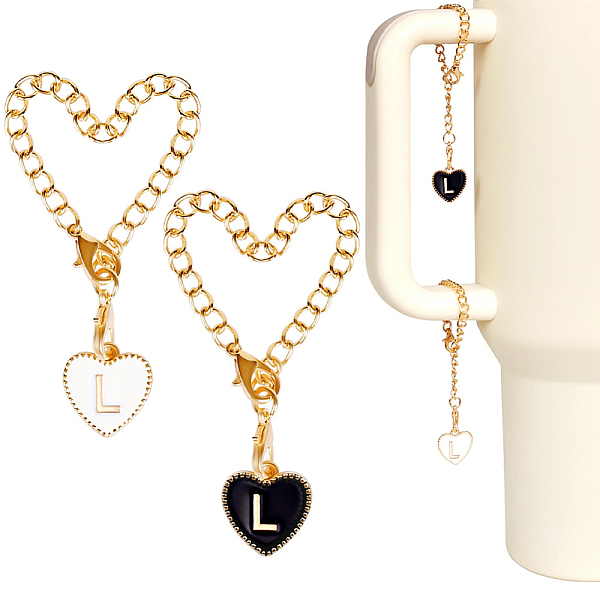 PandaHall SUNNYCLUE 2 Sets Alloy Enamel Cup Pendant Decorations, with Iron Link Chain and Lobster Clasp, Light Gold, Heart, Letter L, 76mm..., Multicolor
PandaHall SUNNYCLUE 2 Sets Alloy Enamel Cup Pendant Decorations, with Iron Link Chain and Lobster Clasp, Light Gold, Heart, Letter L, 76mm..., Multicolor
