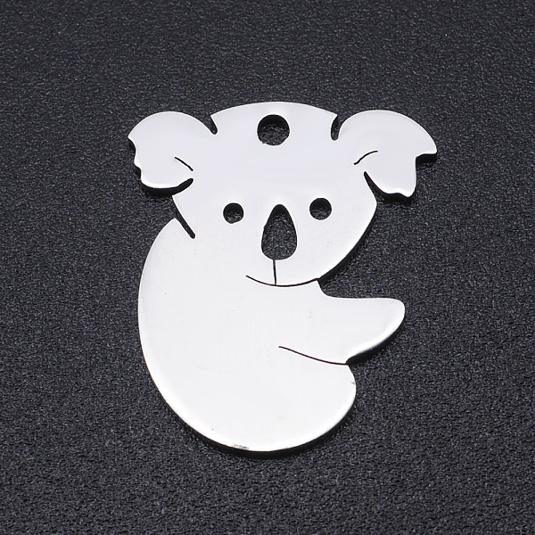 PandaHall 201 Stainless Steel Pendants, Koala, Stainless Steel Color, 18x16x1mm, Hole: 1.6mm 201 Stainless Steel Other Animal
PandaHall 201 Stainless Steel Pendants, Koala, Stainless Steel Color, 18x16x1mm, Hole: 1.6mm 201 Stainless Steel Other Animal